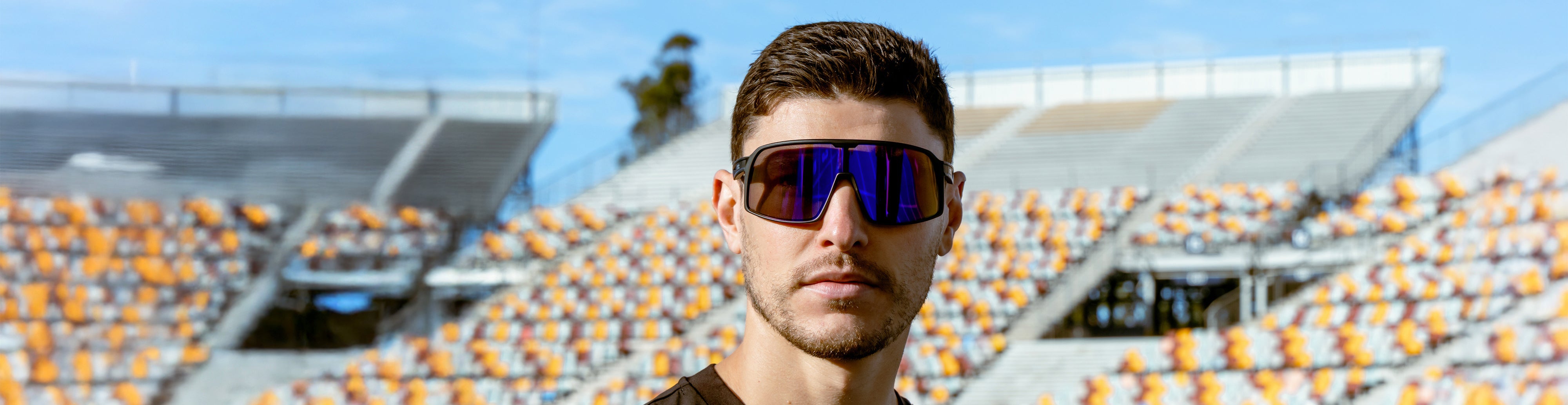 Purple Sports Sunglasses