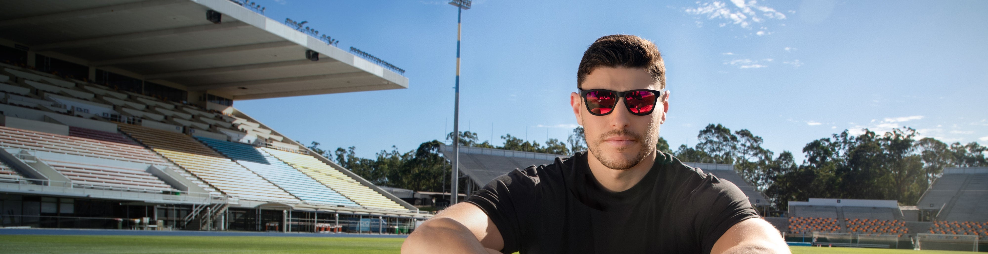 Red Sports Sunglasses