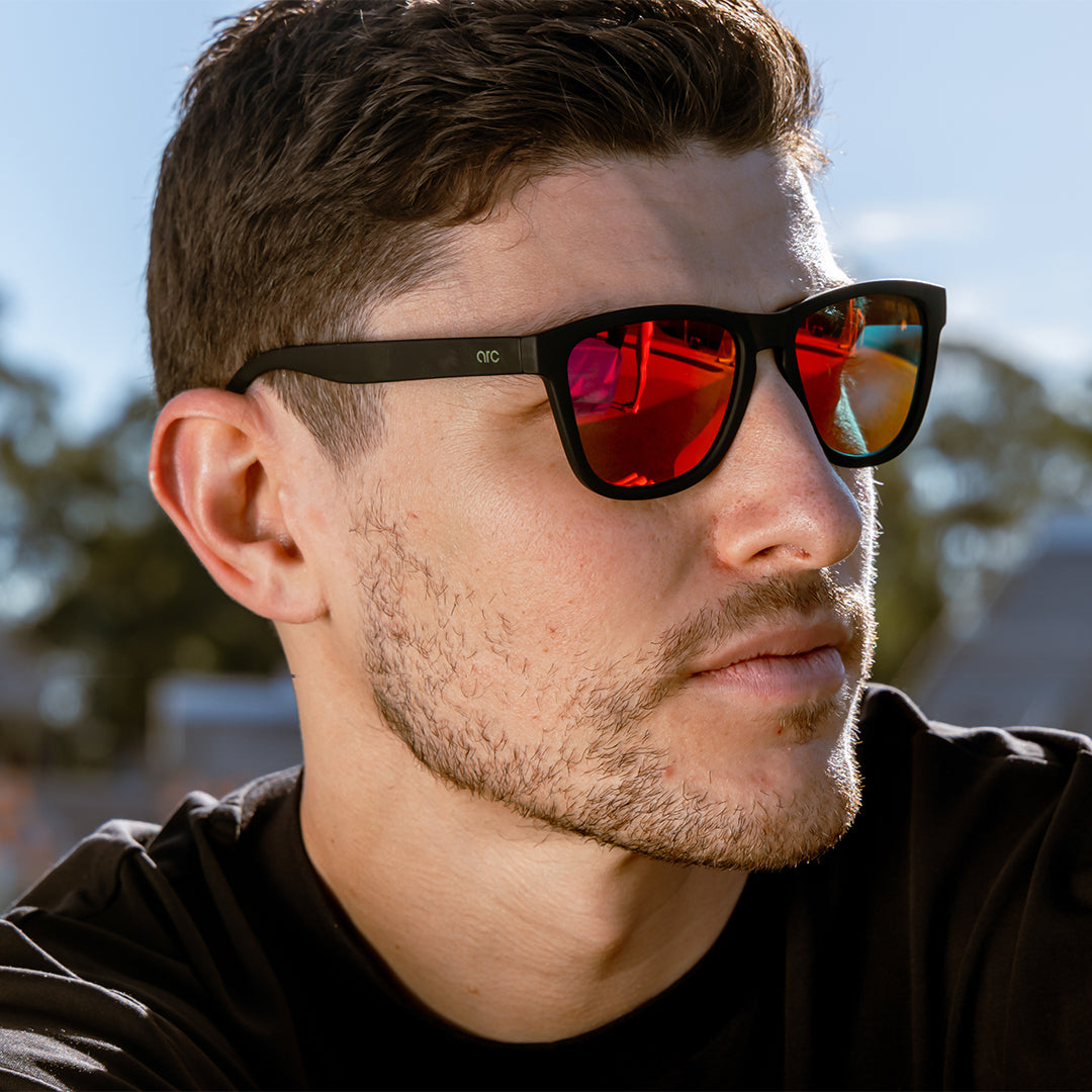 Gritty - Rubber Black | Red