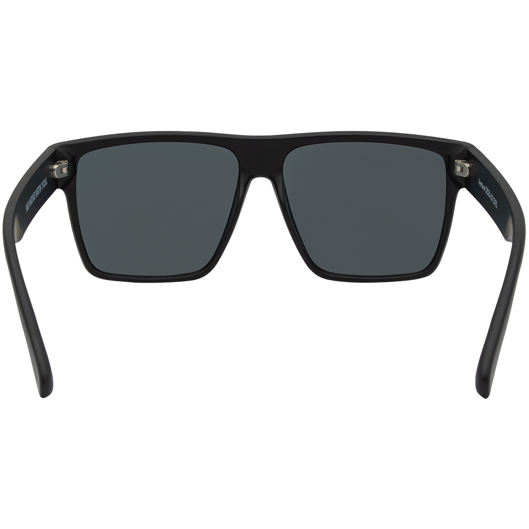 Back view of ARC Venture sports sunglasses with polarised red lenses, lightweight square frame and anti-slip grip for running and outdoor adventures